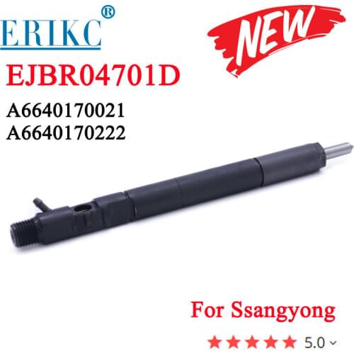 4701D A6640170222 New Diesel Fuel Injector EJBR04701D A6640170221 for Ssangyong Actyon Kyron Rexton 2.0