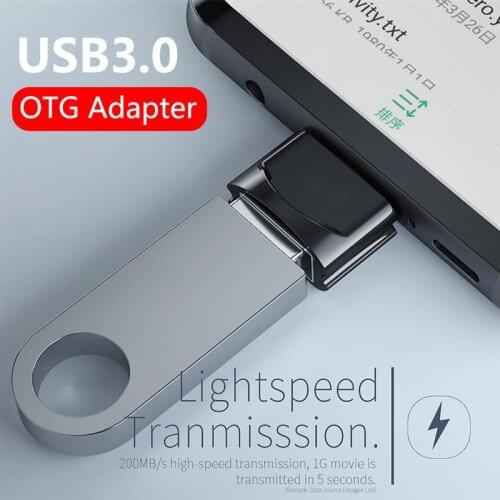 USB 3.0 Type C OTG Adapter For Samsung S20 Huawei p40 p30 lite Redmi Note 7 8 9 Pro 9s Micro USB Type-c To USB3.0 OTG Converter
