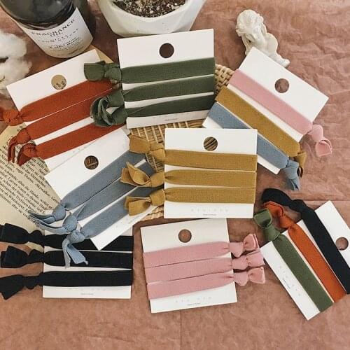 Free shipping korea style women hairties girls rubber band basic ladys hair bands Ponytail Holder Hair accessories