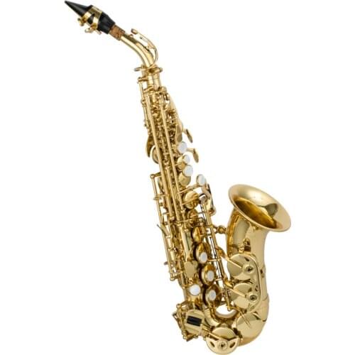 Jinbao Childrens Soprano Saxophone B-flat JBSSC-310 Lacquered Gold Brass Saxophone for Musical Instruments