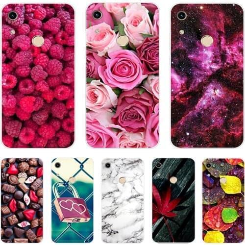 Case For Huawei Honor 8A Case Cover Silicone Case For Huawei Honor 8a Cover Flower Cartoon TPU Fundas For Honor 8A JAT-LX1 Capa