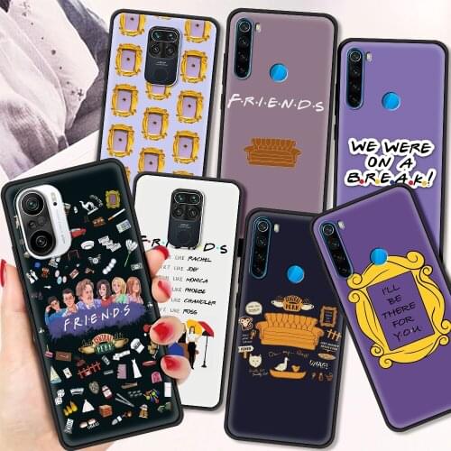 Friends TV Central Coffee Shockproof Soft Cover for Redmi Note 7 8 8T 9 9S 10 Pro Luxury Case 7 7A 8 8A 9A 9C Phone Case Shell