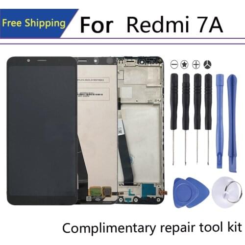 For 5.45'' Xiaomi redmi 7A display in Mobile Phone LCDs +Frame pantalla reemplazo partes 1440 X 720 Touch Screen LCD