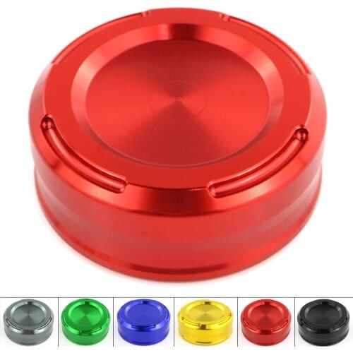 For Yamaha YZF-R1 R1 YZF-R6 R6 Rear CNC Brake Fluid Cap Cover Master Cylinder Reservoir Fluid Plug Motorcycle Aluminum
