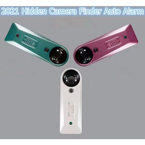 2021 Infrared Radio Alarm Anti Spy Surveillance Camera Detector Wireless Wire Auto Laser Camera Finder
