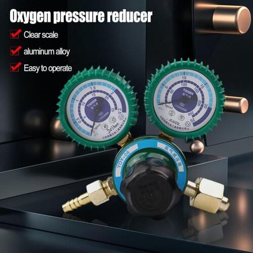 Pressure Reducing Valve Shockproof Oxygen Pressure Reducing Valve Easy Operation Gauge Pressure Regulator