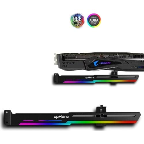 GPU bracket Graphics card Support frame RGB luminous pollution lamp Decoration companion 12V RGB/ 5V ARGB AURA SYNC