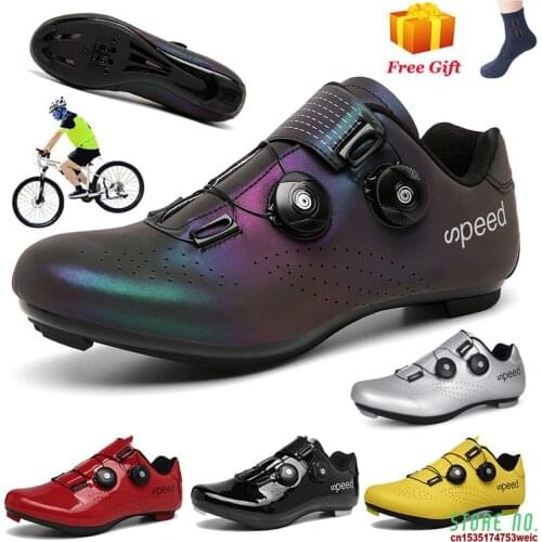 Professional Athletic Bicycle Shoes MTB Cycling Shoes Men Self-Locking Road Bike Shoes sapatilha ciclismo Women Cycling Sneakers