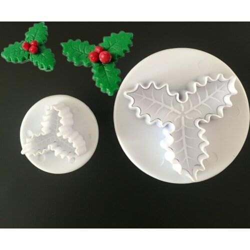 Holly Leaf Spring Leaf Fondant Cake Decoration Molds Fondant Tools Factory Direct Selling A191