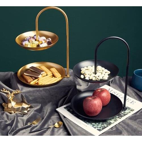 Multi-layer Fruit Storage Tray Cake Stand Family Party Dessert Desktop Storage Rack Wedding Decoration Snack Rack Kitchen Items