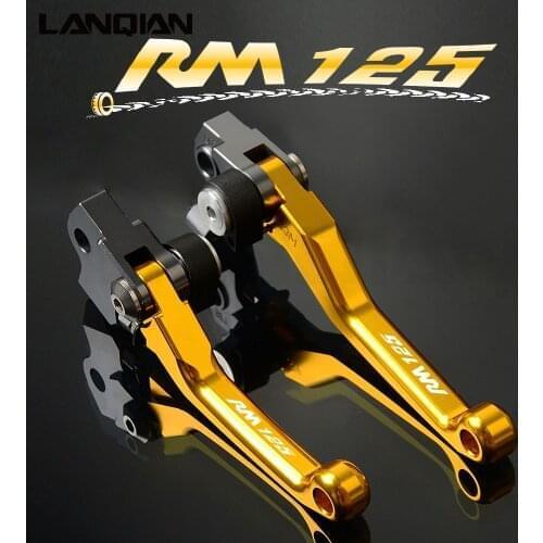 Motorcycle Accessories Dirt Pit Bike Motocross Pivot Brake Clutch Levers For Suzuki RM125 RM 125 1996-2009 2005 2006 2007 2008