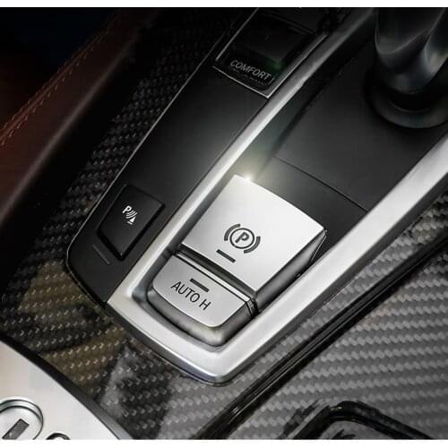 Parking Brake Switch P Button Cover Stickers For BMW F10 F07 F01 F25 F26 F11 F06 F15 F16 X3 X4 X5 X6