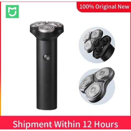 Xiaomi Mijia 3D Floating Smart Electric Shaver S300 IPX7 Waterproof Razor Type-C Charging Dual Layer Blade Dry&Wet Beard Shaving