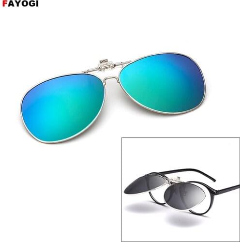 SGC06 Polarized Clip On Sunglasses Anti-UV Near-Sighted Cycling Driving Sunglasses Clip Fishing Flip Up Eyewear Sun Glasses Clip