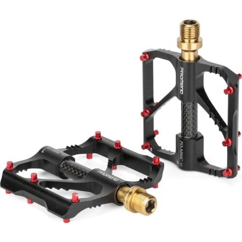 Cycling Pedals Titanium Shaft Carbon Tube Bicycle Pedals Cycling Accessories Mountain Bikes 3 Palin Pedals Road Bike Pedals