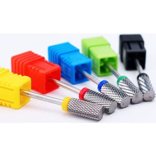 1pc Tungsten Carbide Nail Drill Bit Milling Cutters For Electric Nail Machine Polishing Manicure Dead Skin Remove Tools