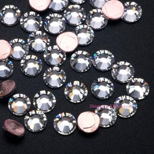 Top Quality! Original SWA Hotfix Rhinestone Clear Crystal SS6 Iron on Glass Diamond! 144 pcs/pack