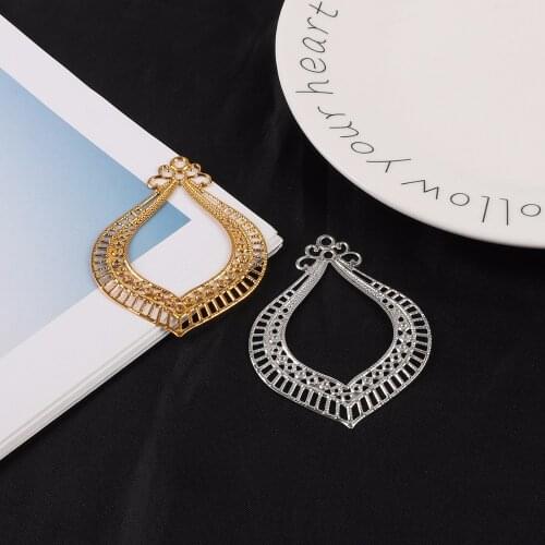 Gold/Rhodium Color 2-30Pcs/Lot Mix Size Iron Charms Pendant Findings for Earring Accessories for Jewelry Findings Making