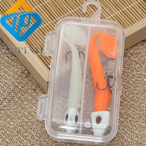 2Sets TOPIND Fishing Baits Tackle, Fishing Lures Tackle with Box for Saltwater Freshwater Fishing Lures Kit