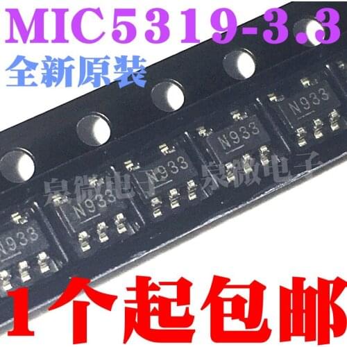 20PCS MIC5319-3.3YD5 3.3V SOT23-5