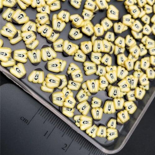 60g Halloween Pumpkin Polymerclay,Soft Clay Sprinkles For Kids Diy/Craft Diy Making/Nail Art/Scrapbook Decoration/Craft Filler