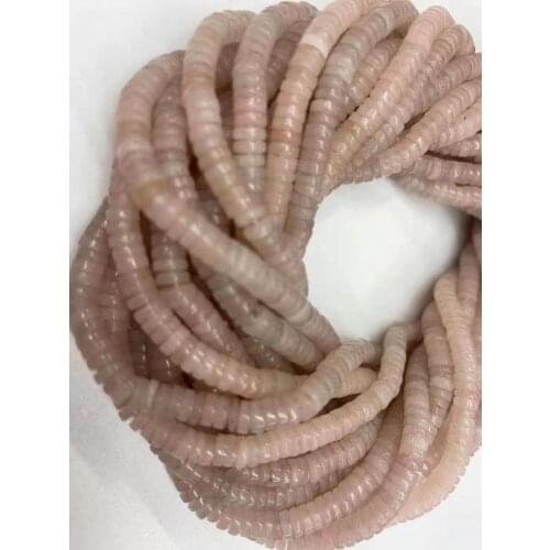 AAAA natural crystal powder jade Haixi cutting surface natural stone 2x3mm, 2x4mm jewelry DIY boutique length 38cm