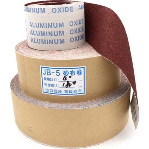 1-5 Meters JB-5 Abrasive Belt Emery Cloth Roll Polishing Sandpaper For Grinding Tools Furniture Metal Polishing 80-600 Grit