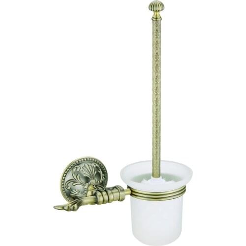 Bathroom Accessories Brass&Zinc Gold antique bronze Toilet Brush Holder,Golden Bathroom Products GB002b