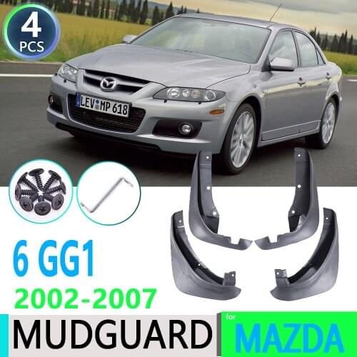 For Mazda 6 GG1 Saloon Sedan 2002 2003 2004 2005 2006 2007 Fender Mudguard Mud Flaps Guard Splash Flap Car Accessories