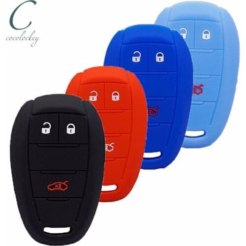 Cocolockey Silicone Cover Car Key Fob Case Fit for alfa romeo giulia stelvio 2017 2018 Car Accessories