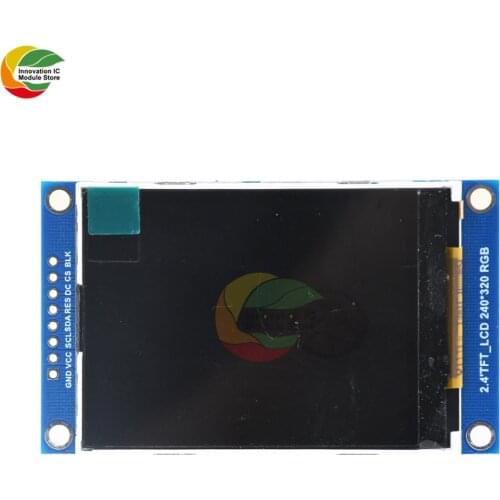 2.4" 240x320 TFT LCD Display Module 2.4 inch 240*320 3.3V LCD Module SPI Driver IC ILI9341 for Arduino