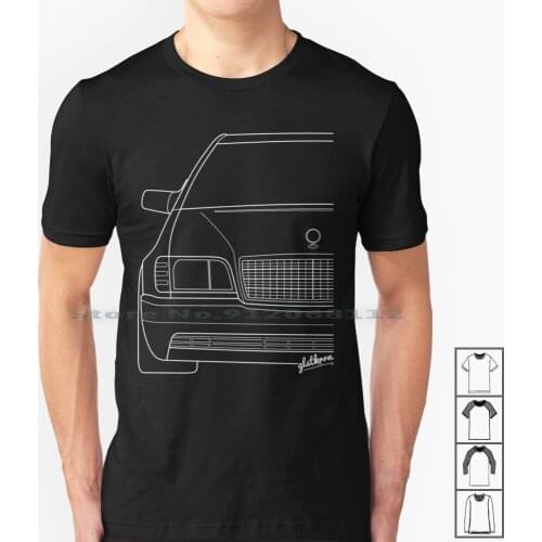 W140 & Quot ; Silhouette & Quot ; T Shirt 100% Cotton W140 W 140 W140 W140 Enthusiast W140 Tuning W140 Lover W140 W 140 W140