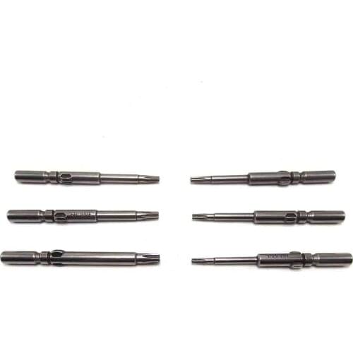 HOEN 6pcs/lots Magnetic Screwdriver Bits Set For DC Powered Electric Screwdrive Alloy Steel