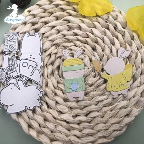 Bunnymoon Bunny collection Metal Cutting Dies For Scrapbooking DIY Cards Stencil Paper Craft Handmade Album