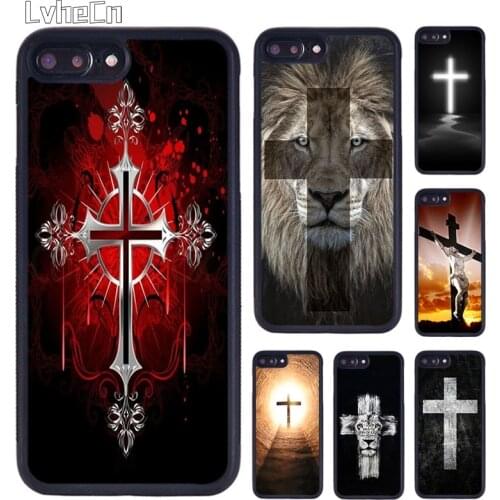 LvheCn Awesome Bible Jesus Christ Christian Cross phone Case For iPhone 5 6S 7 8 Plus 11 12 Pro X XR XS Max Samsung S7 S8 S9 S10