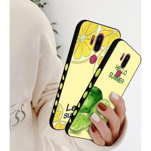 Fashion Soft Shell Case For LG G5 G6 G7 ThinQ Summer Fruit Back Cover For LG V20 V30 V50