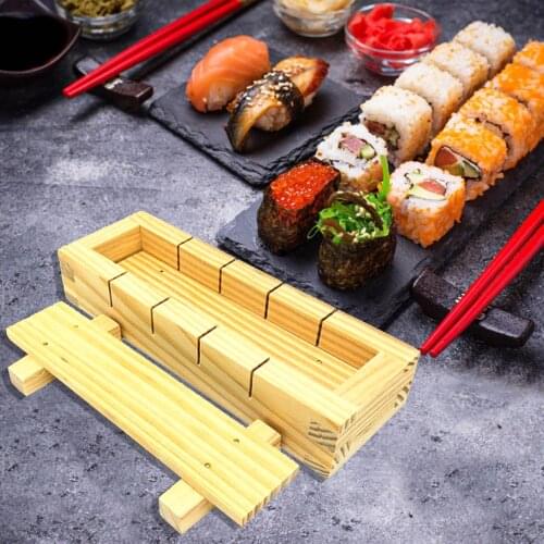 Sushi Making Mold Kit Roll Sushi Maker Rice Roll Mold Kitchen Sushi Tools Japanese Sushi Cooking Accessorise Kitchen Tools