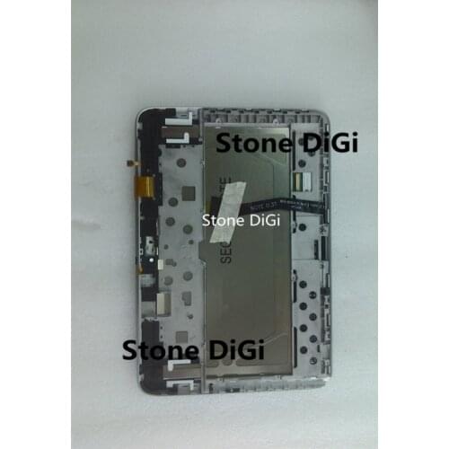 NEW LCD DIsplay Touch Screen Digitizer Assembly For Samsung Galaxy Note 10.1 N8000 GT-N8000 + Frame Free Tools Free Shipping