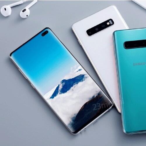 G973F Original Samsung Galaxy S10 cell phone unlocked 8G RAM 128GB ROM 6.1inches Octa Core NFC 4G LTE EU Version ,Free Shipping