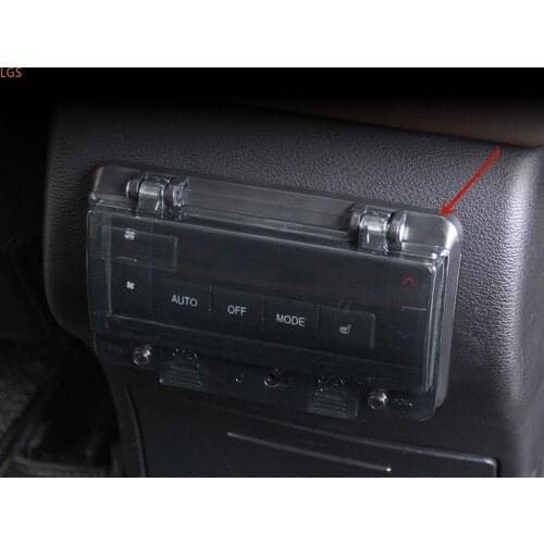 For Haval H9 2015-2019 Plastics Rear air conditioning panel Defrost switch anti-kick cover anti-scratch protection Car styling