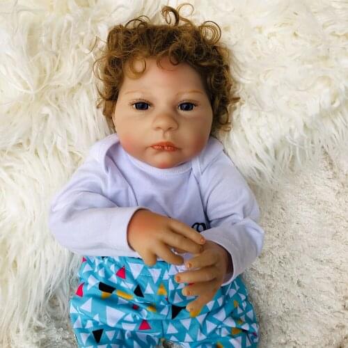 Reborn baby real doll toys 45cm silicone reborn baby dolls alive newborn babies boy doll for childrens day gifts