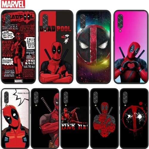 Marvel Deadpool For Samsung Galaxy A90 A80 A70S A60 A50S A40S A30S A20E A10S A2 Core 5G Black Soft Phone Case