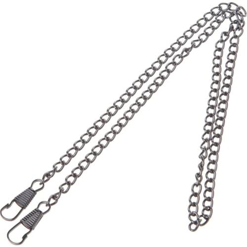 Metal Purse Chain Strap DIY Handle Shoulder Cross Body Bag Handbag Replacement LX9F