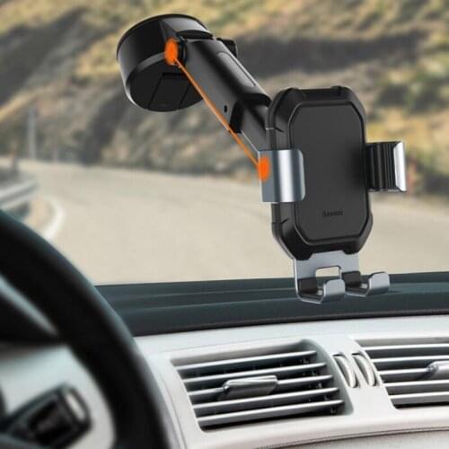 Universal Gravity Car Phone Holder Adjustable Auto Support With Suction Base for 4.7-6.5 Inch Mobilephone Car Phone Car Bracket