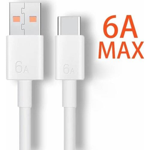 Charging cable 6A For usb to Type-c For ios 1M cable supports fast charging protocol for mobile phones