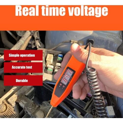 2 in 1 5-32V LCD Digital Display Automotive Electrical Circuit Tester Voltage Power Test Pen Probe Detector Car Diagnostic Tool