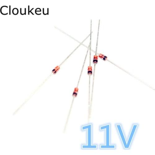 50pcs BZX55C11 11V 0.5W 1/2W DO-35