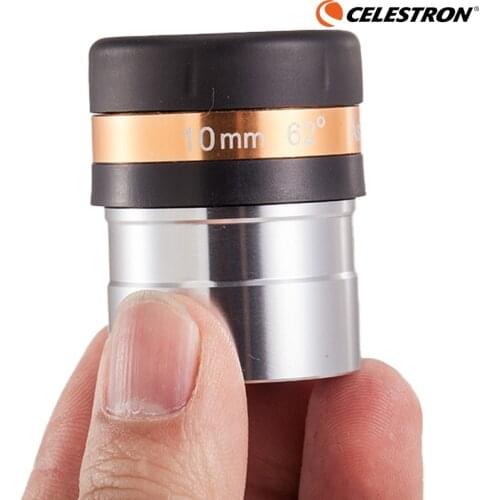 Celestron 1.25" Wide Angle 62 Degree Lens 10mm for Astronomy Telescope HD Aspheric Eyepiece Fully Coated