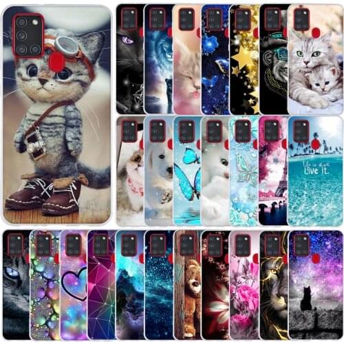 Phone Case For Samsung Galaxy A21S Case Silicon Soft TPU Back Cute Cover for Samsung Galaxy A21S A 21S Fundas Coque Bumper Etui