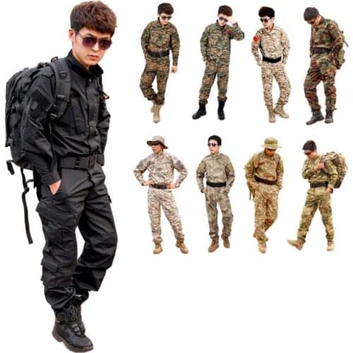 CS Paintball suit Combat BDU Uniform Military Uniform bdu Hunting Suit Wargame COAT+PANTS Set Tactical Jacket